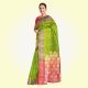 Cotton Silk Lacha Allover Buti Saree-Red