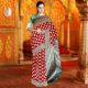  Red Chunri Buti Saree